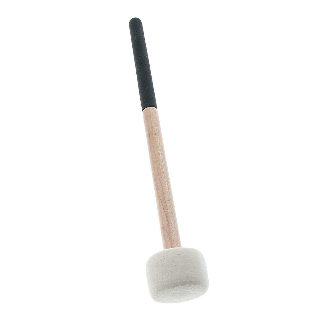 1 Piece Bass Drum Mallet Stick Felt Head for Marching Band Parts