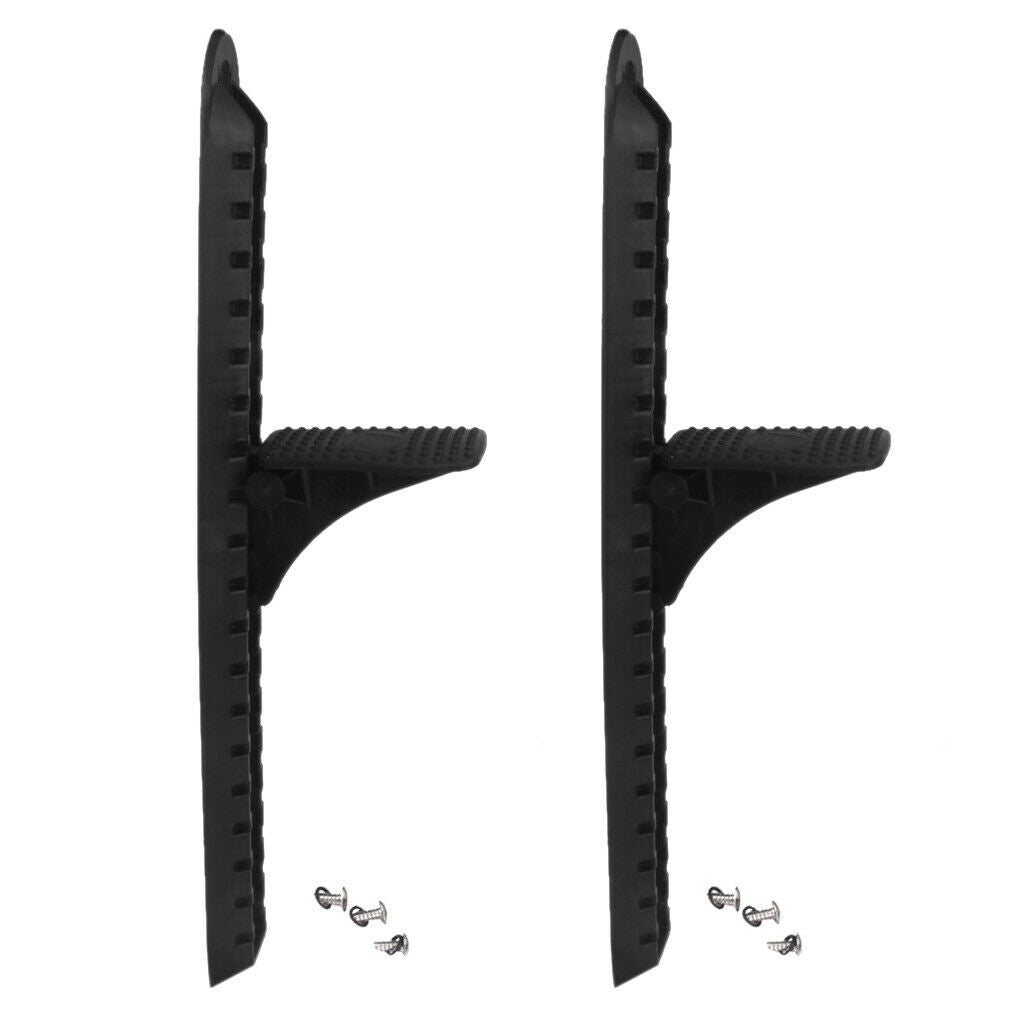 2pcs 46cm Durable Fishing Boat Kayak Foot Brace Pedal Kit with   Lock