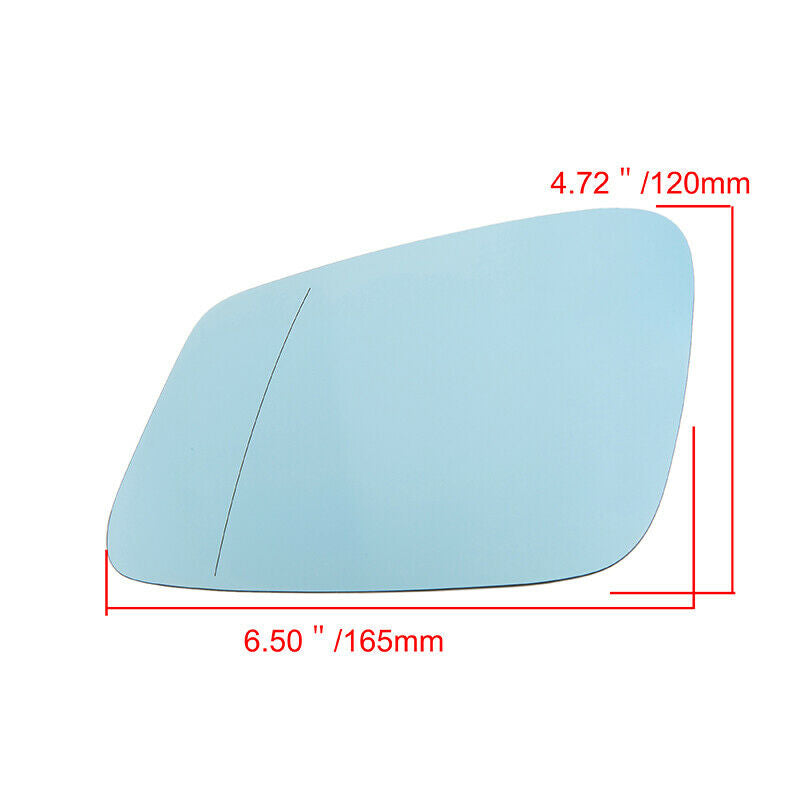 For BMW 5 6 7 Series 535i 550i 528i 525i 530i 740i 750i Driver Side Mirror Glass
