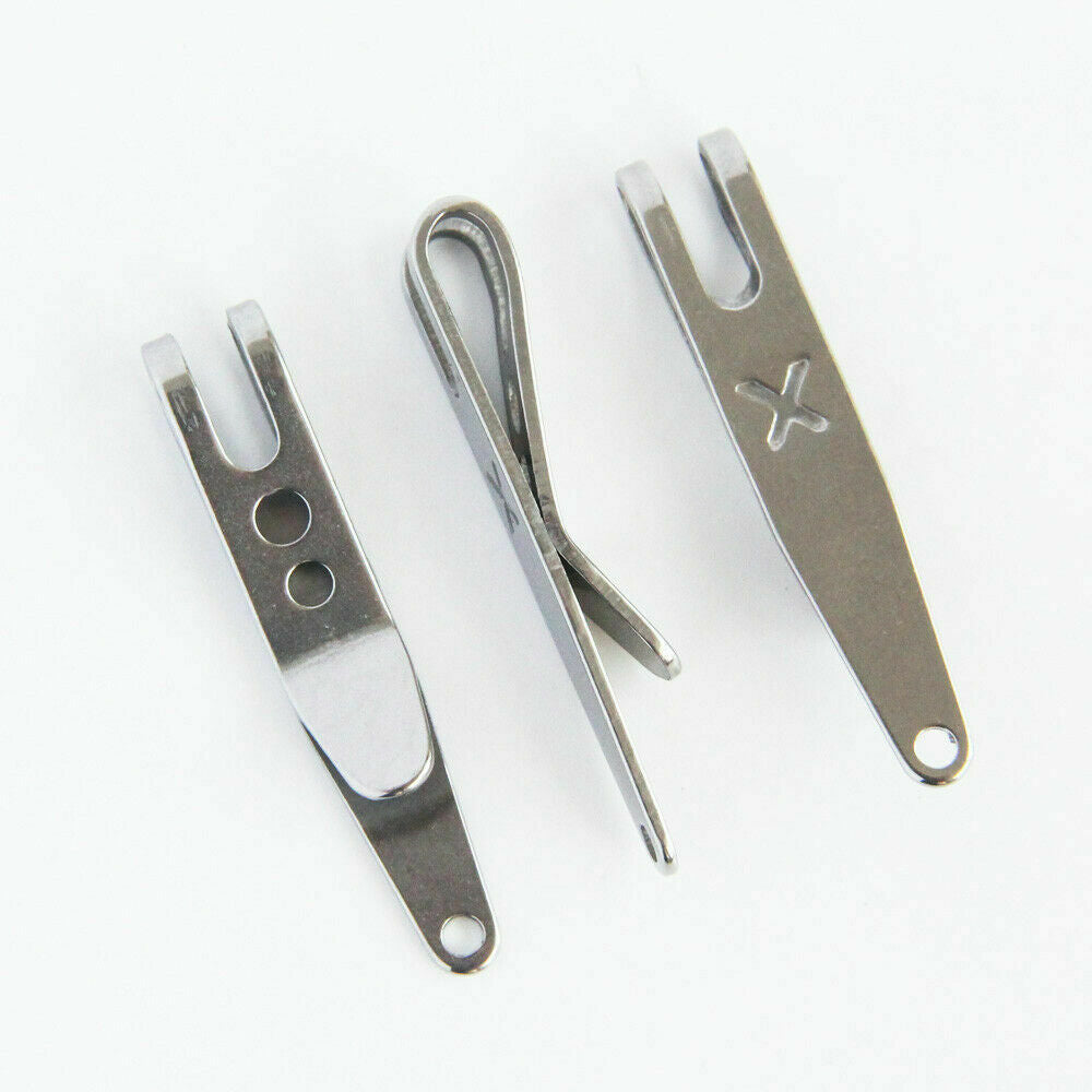 10PCS Mini Edc Gear Pocket Suspension Clip Hanger Tool Key Ring Keychain