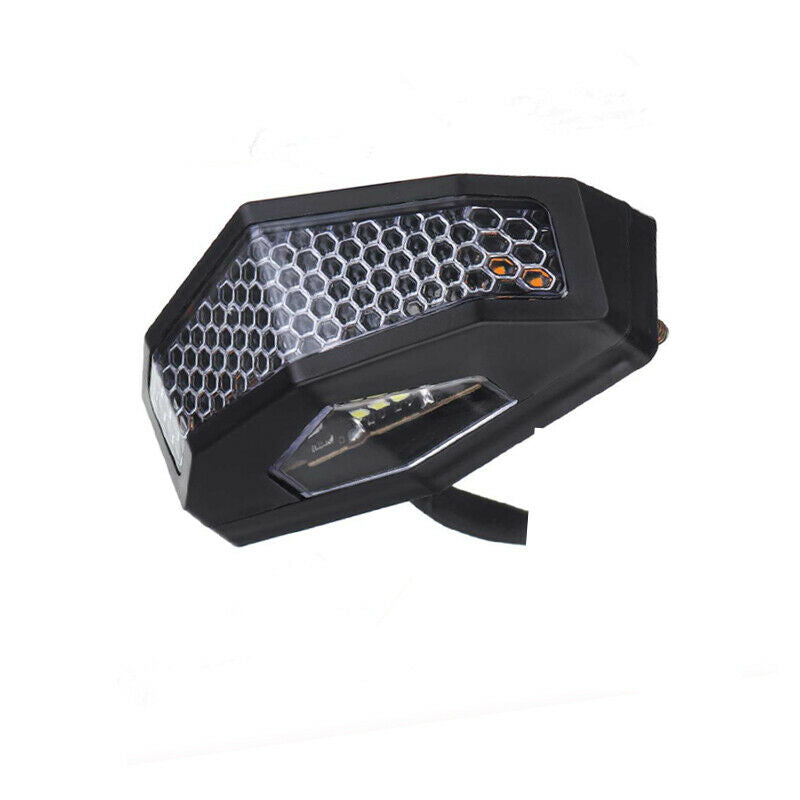 1PCS LED Motorcycle Turn Signal Tail Light Cafe Racer Fender Edge Brake Lamp Kit