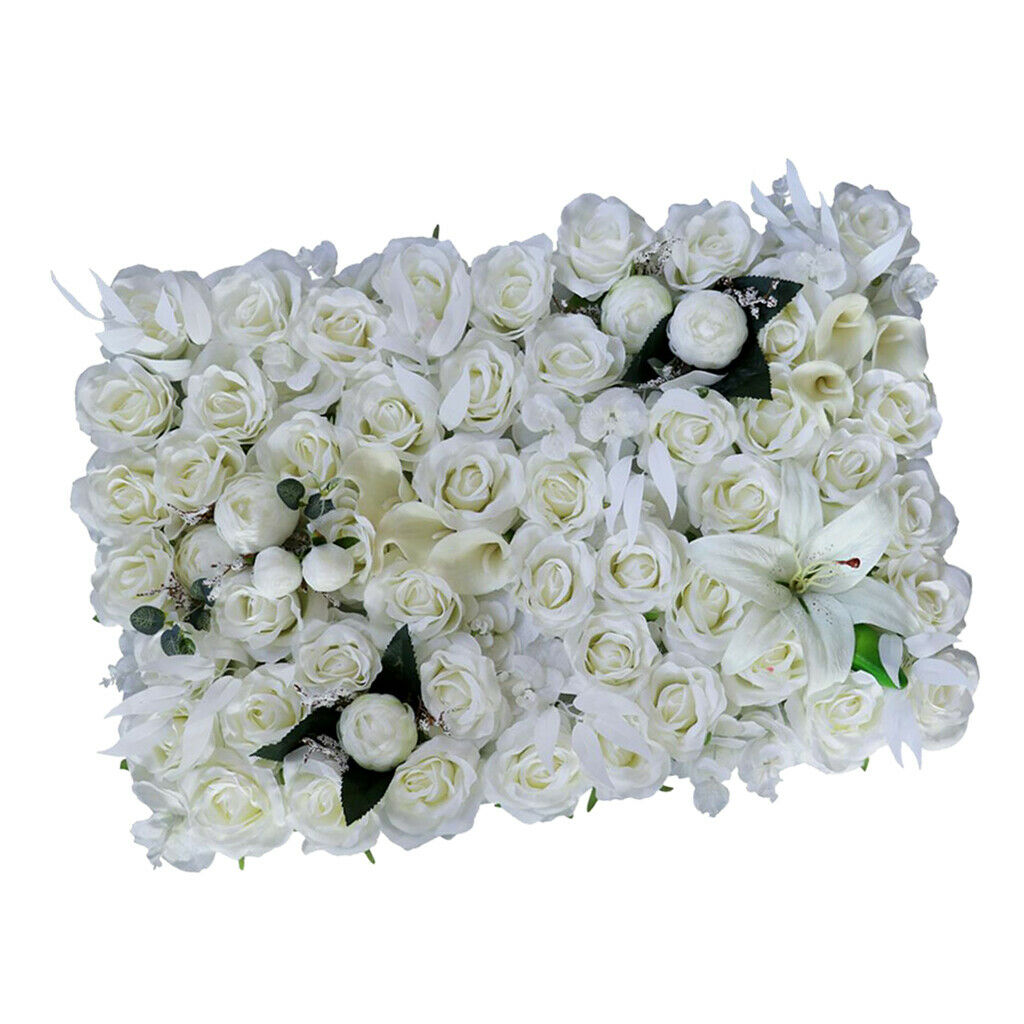 Artificial Mixed Flowers Wall Panels Wedding Venue DIY Art Decor Photo Backdrops