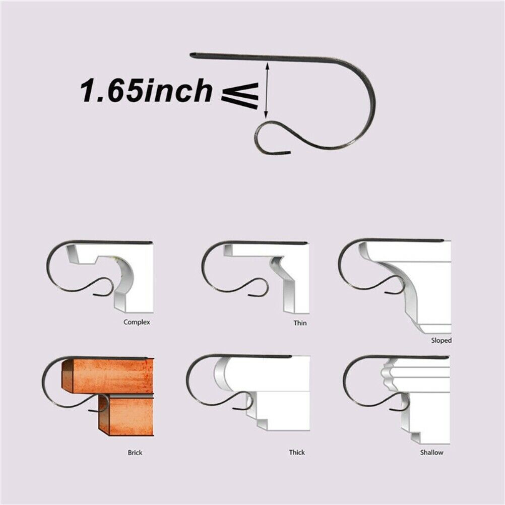 4Pcs/Lot Christmas Socking Hook Holders Metal Hanging Fireplace Table Hooks