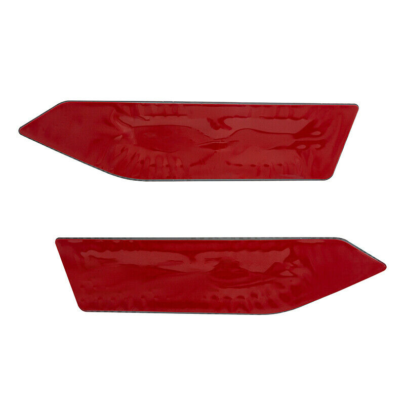2Pcs Carbon Fiber Car Door Side Fender Air Flow Intake Vent Decorative Stickers