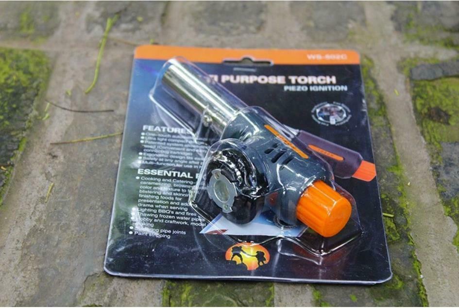 Outdoor Portable Ignition Butane Gas Torch Welding BBQ Flame Gun Lighter Burner