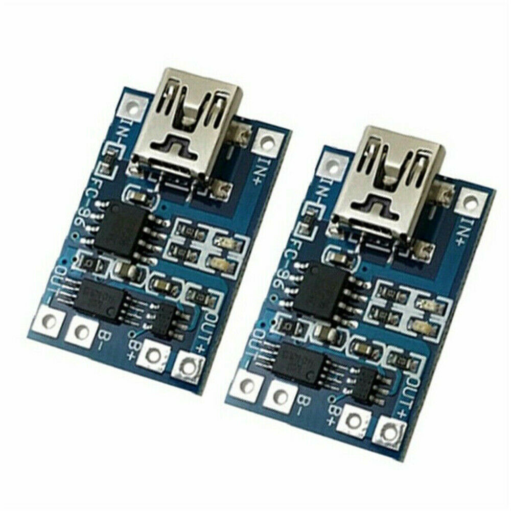 10x TP4056 1A Micro USB Charger Modules 5V 18650 Lithium Battery Charging Board