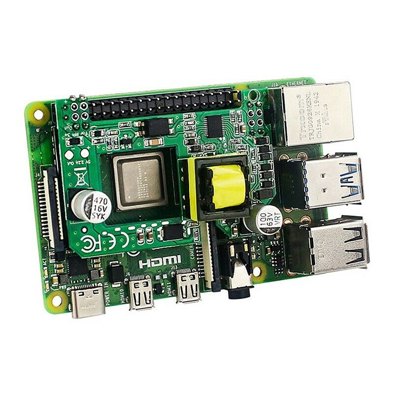 for Raspberry Pi 4B POE Module Power Over Ethernet IEEE 802.3Af Standard SwiO2W4