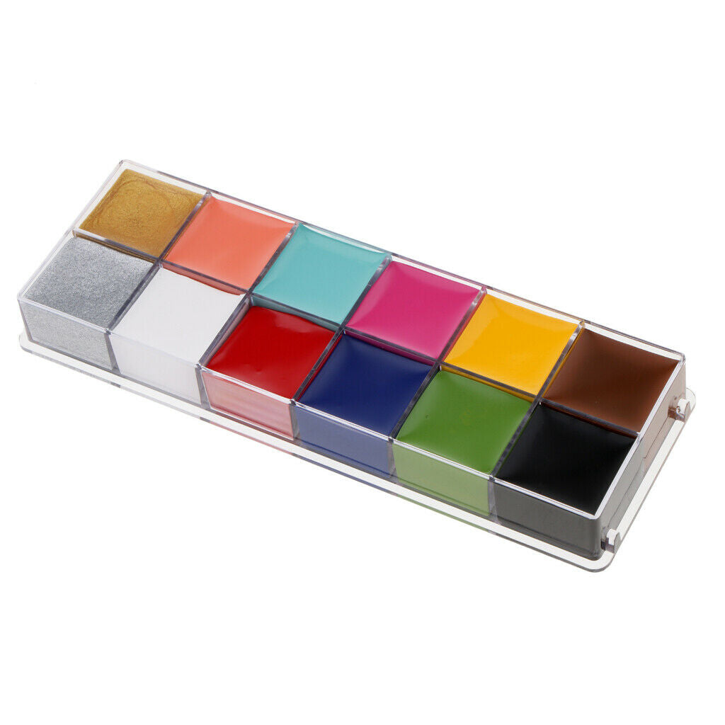 Halloween Professional Face Body Paint Oil Painting Art Make Up Party Kit