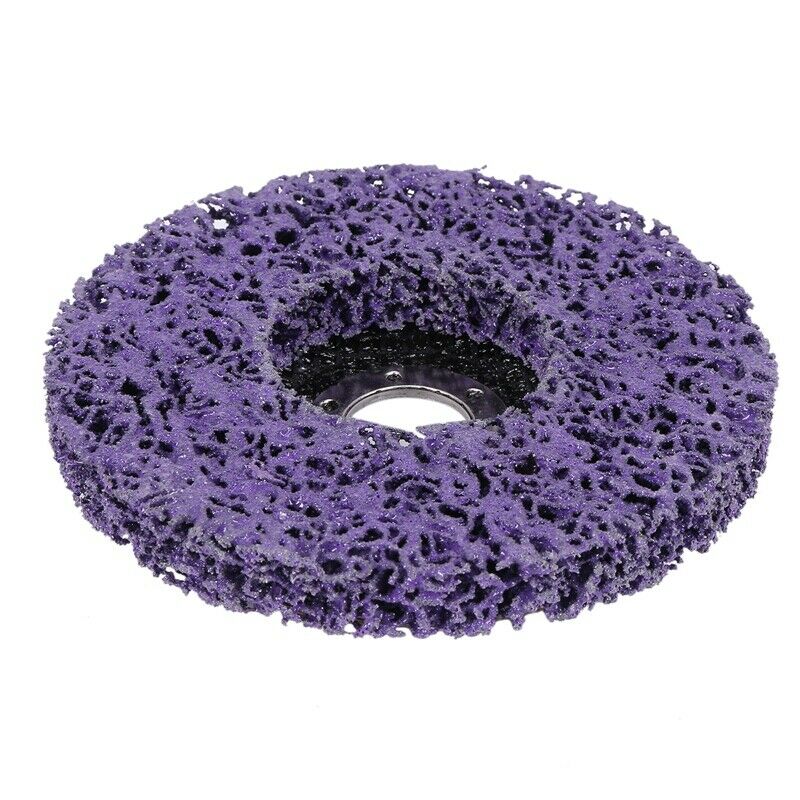 2Pcs 125Mm Poly Strip Disc Abrasive Wheel Paint Rust Removal Clean O3E2E2