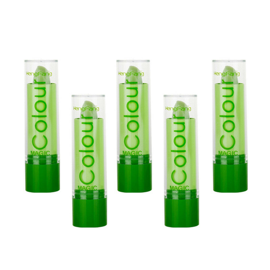 Set of 5 Color-changing Nourishing Lipstick Velvet Waterproof Lip Stick Balm