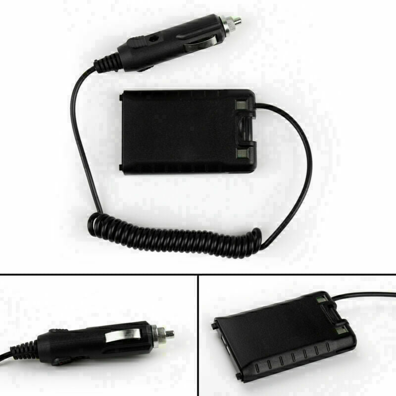 1x Car Charger Battery Eliminator Adapter For Quansheng TG-UV2 AT-UVB 2-Way  CN