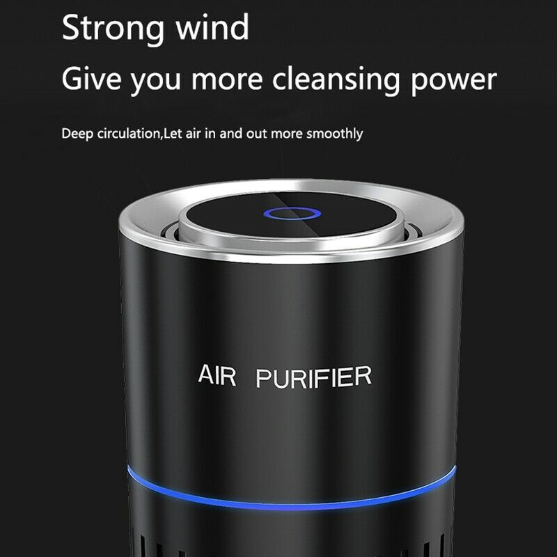 Portable Car Air Purifier UV Light Purifiers Air Purifier Air Cleaner with HEPI8