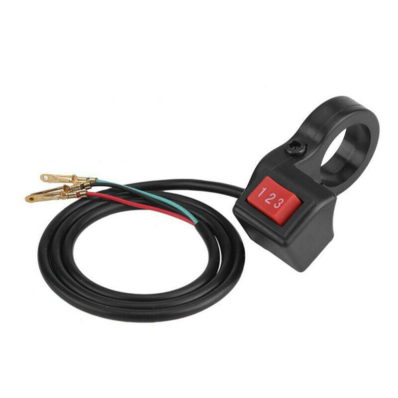 22mm 7/8in Handlebar Electric 3 Speed Module Switch For Motorcycle E-Bike.l8