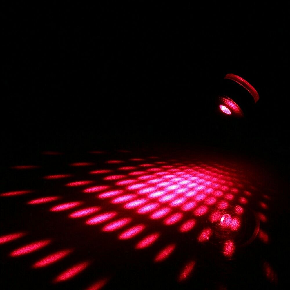 Car Interior LED Romantic Atmosphere RED Light USB Charge Floor Decor Lamp Decor
