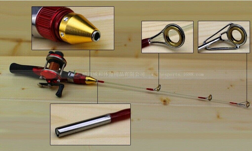 1pcs Fiberglass Detachable Shrimp Fishing Rod High Quality Spinning Ice Pole 58g