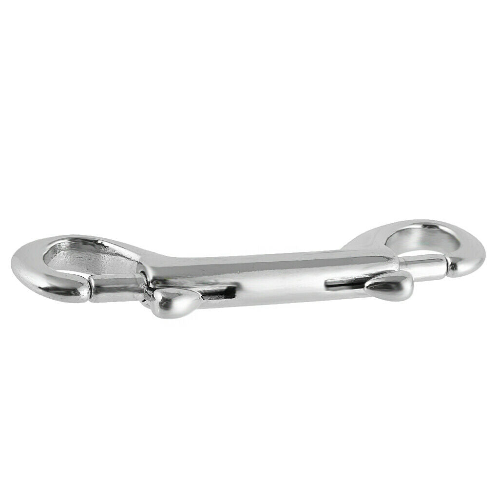 2x Scuba Diving Underwater Double End  Snap Buckle Metal Clip Key Holder