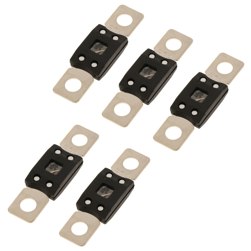 5pcs Bolt-on Fuse 32V/ Flat Type Fuse/Auto fuse/Blade Fuse for RV/Yacht 50A
