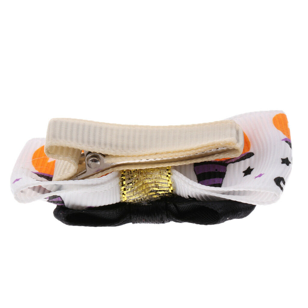 2Pcs Halloween Xmas Party Costume Hairpin Pet Cat Dog Collar Set Grooming  S