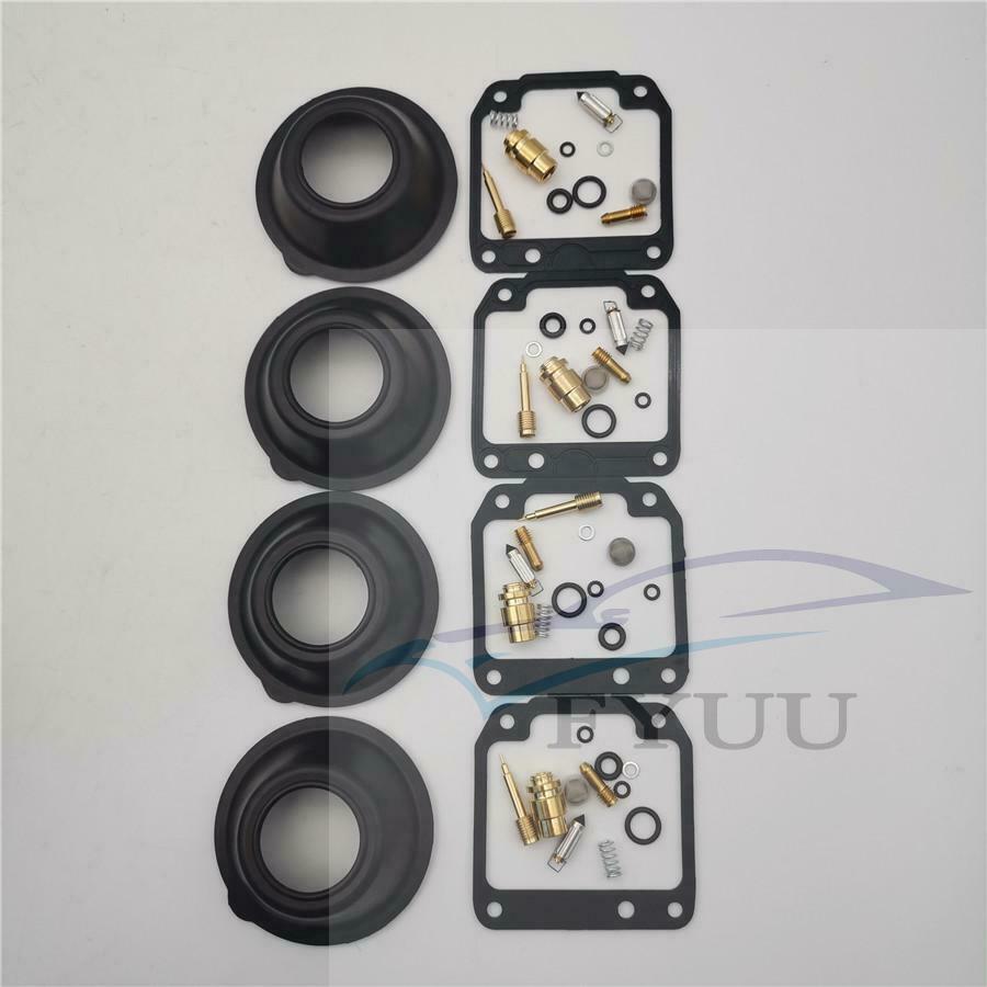 4set Carburetor Rebuild kit diaphragm Vacuum for YAMAHA XJ550 81-83 XJ 550