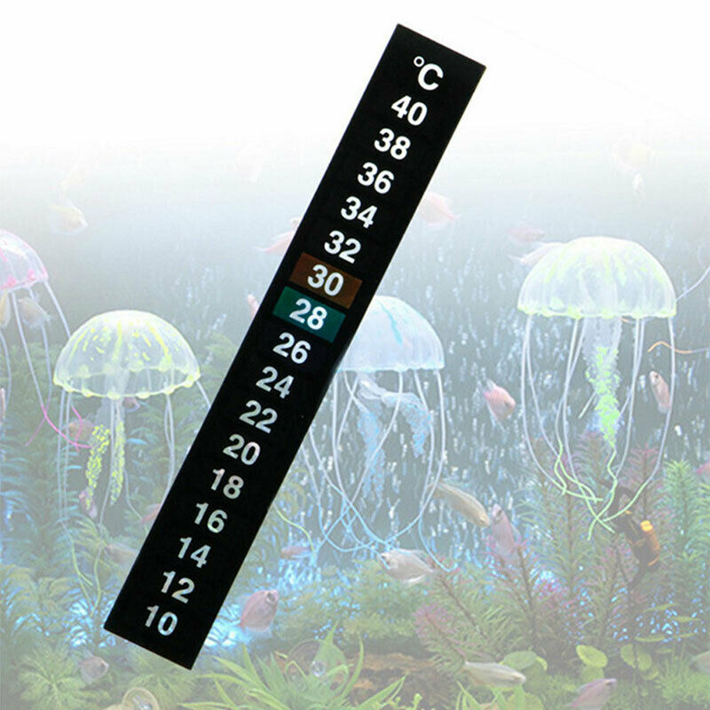 1pc 10-40 Degrees Aquarium Fish Tank Liquid Thermometer Temperature Stick.l8