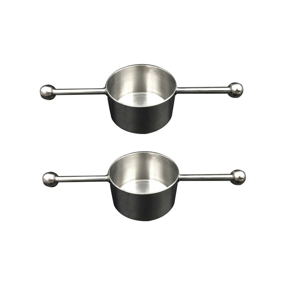 2 Pieces Single Jigger with Handles 1 Ounce Liquor Measuring Bartender Tool