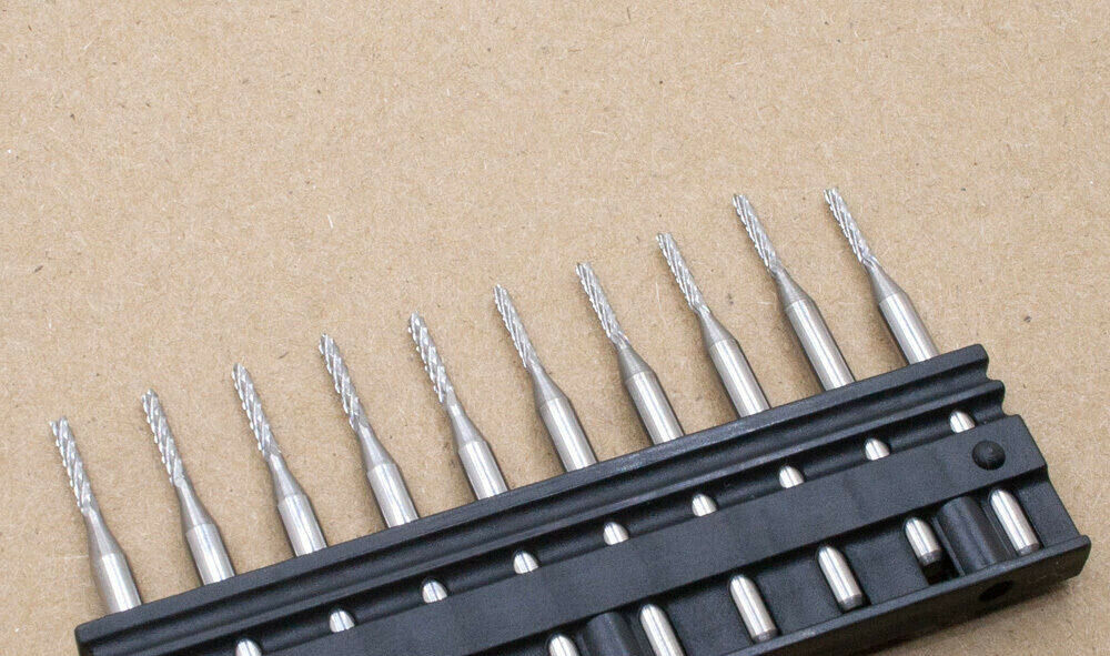 60 PCB end mill engraving cnc router tool bits 1/8" (3.175mm) L:38mm [M1]