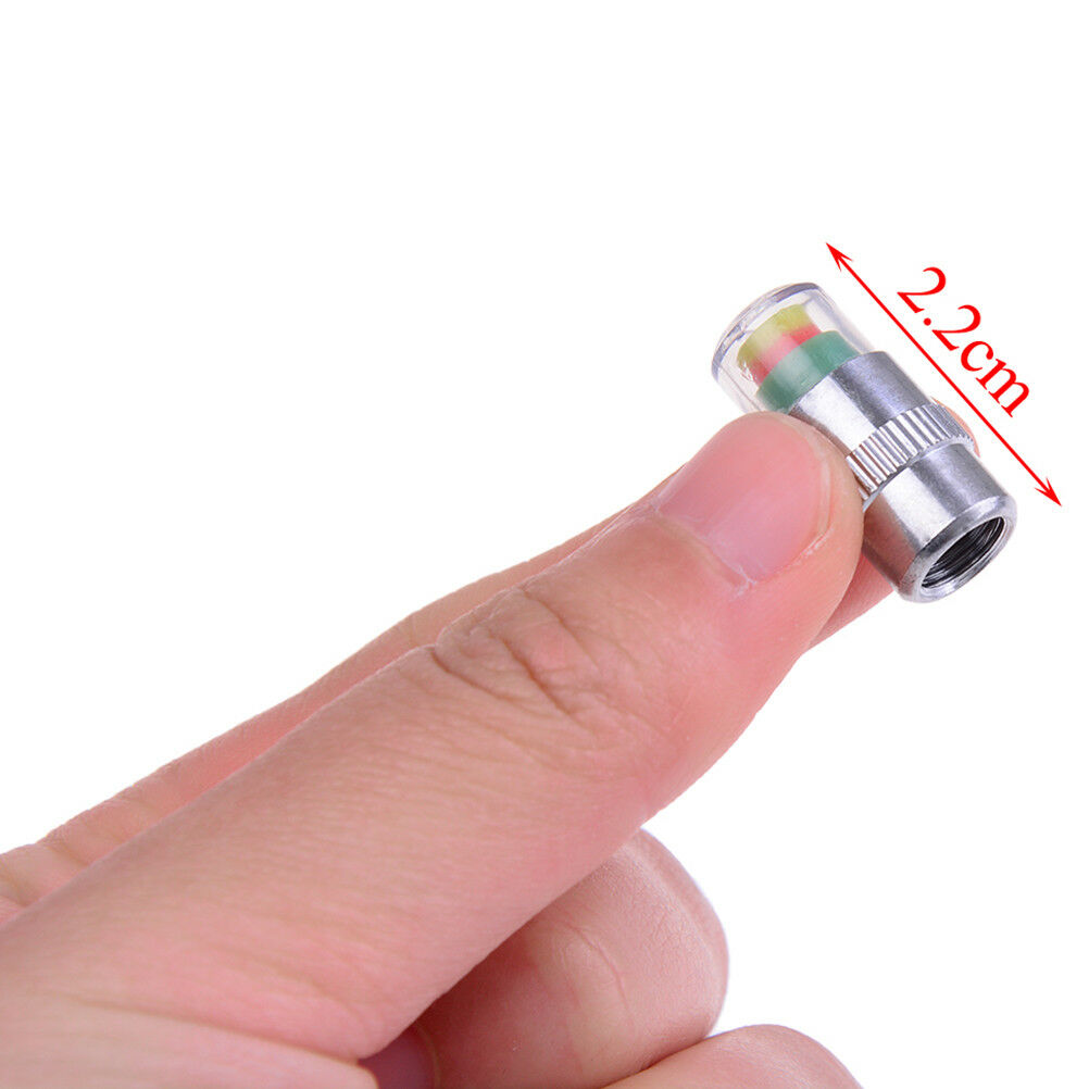 4X detecting pressure indicator tire monitor car alarm visible caps .l8