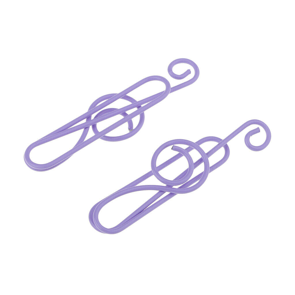 Bookmarks File Paper Documents Paperclips Hangers Sing Symbol Shape Metal Clips