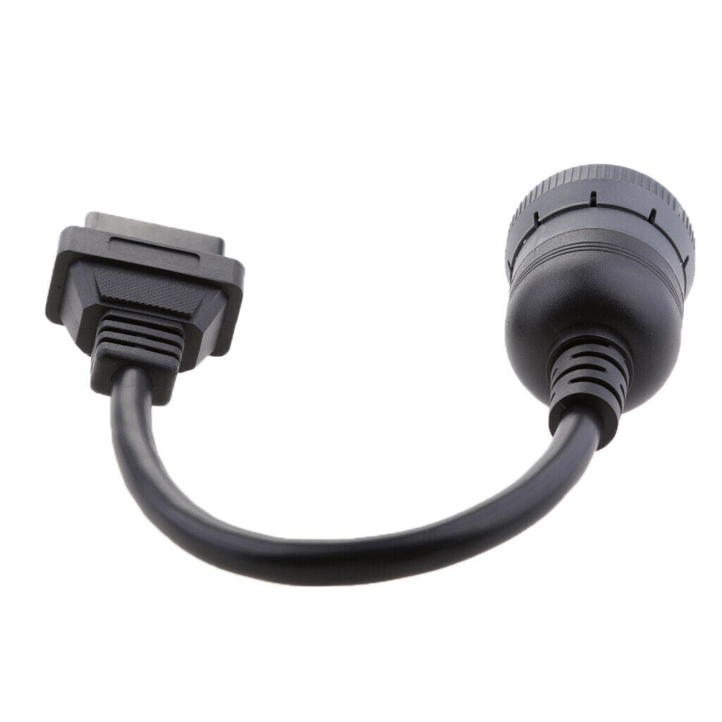 9 Pin J1939 to 16 Pin OBD2 Female Interface Diagnostic Cable Adapter 30cm/11.8