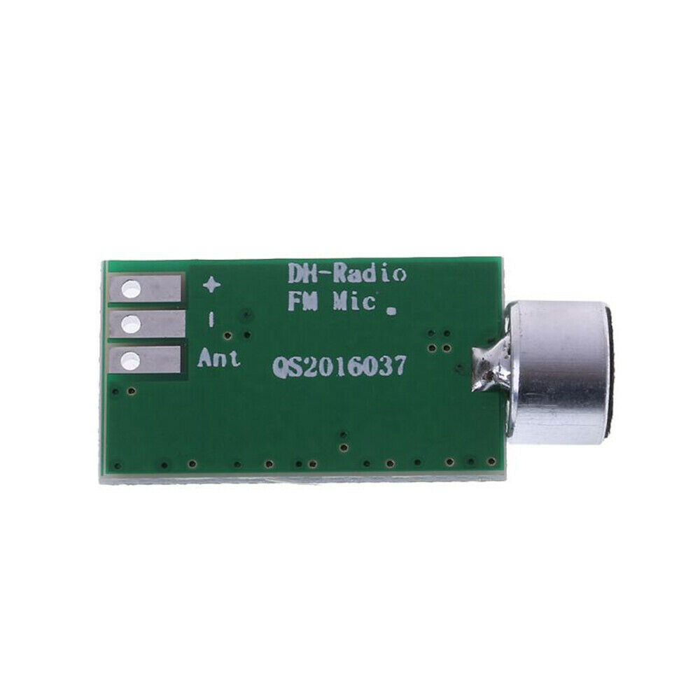 Transmitter Module 88MHZ-108MHZ 0.7-9V Mini Bug Wiretap MIC V4.0 Core Board
