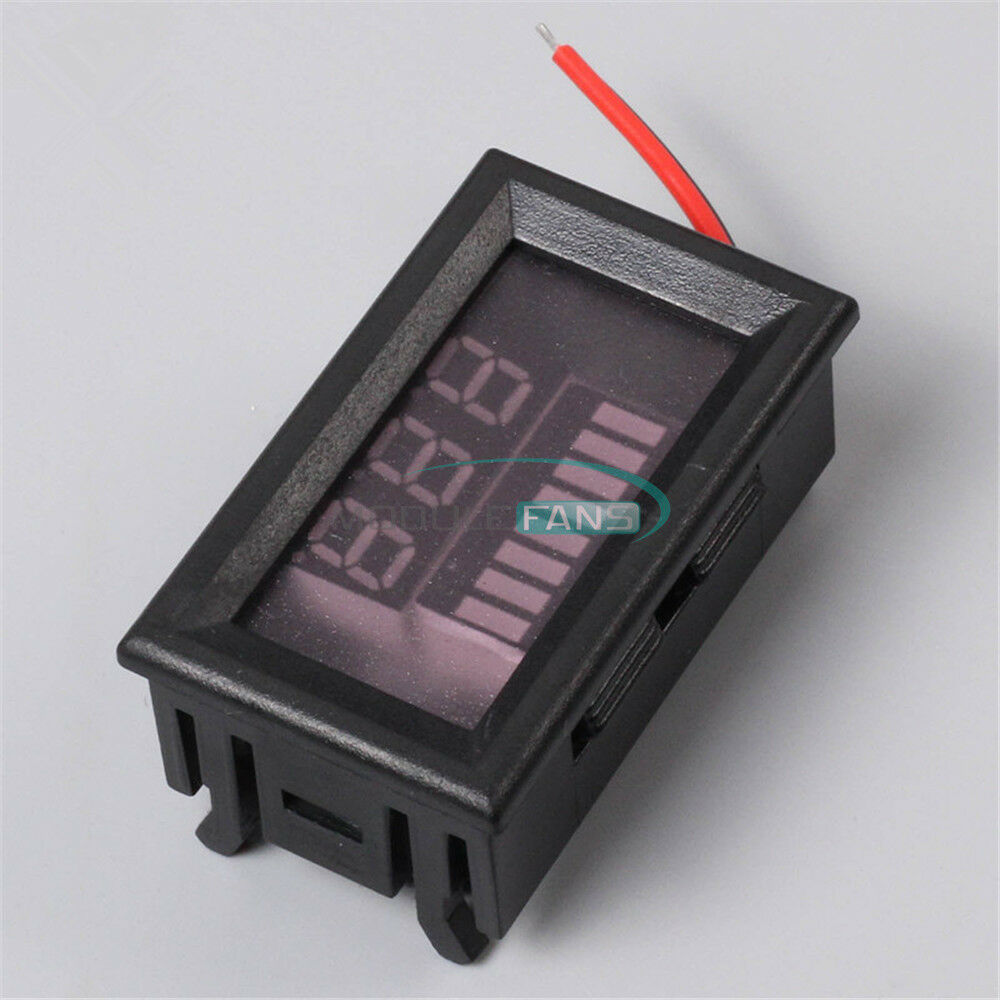 For 24V Lead-acid BatteryCharge Level Blue Indicator Voltmeter Stable