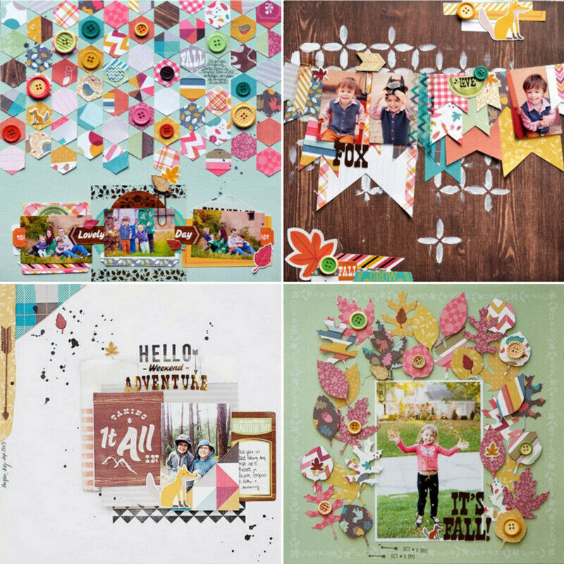 12PCS Paper Pad Floral Scrapbooking Handmade Journal Card Photo Album Decor DIY