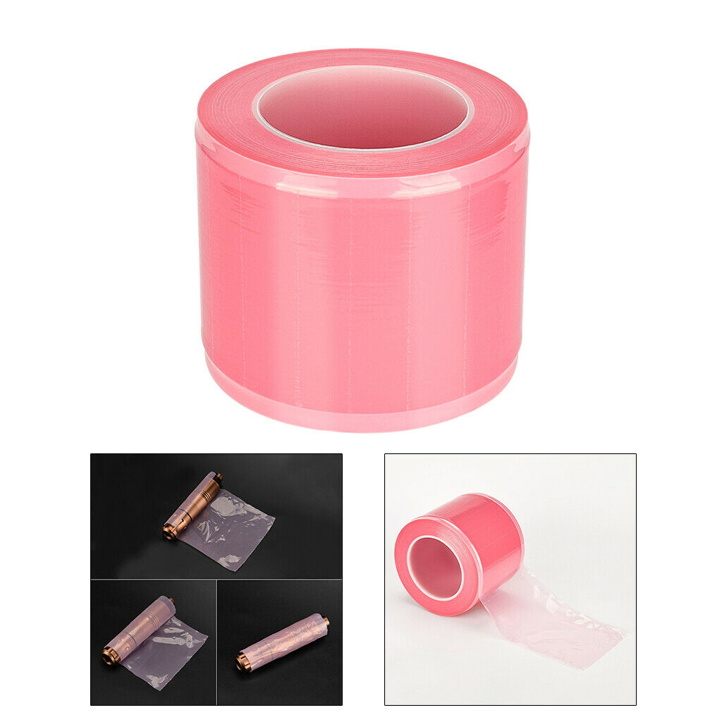 Waterproof Thick Sanitary Protective Film for Tattoo Machine Parts pink