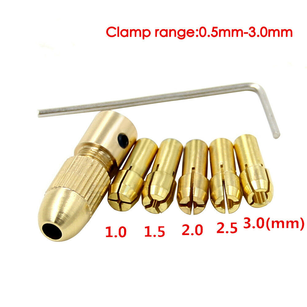 Mini Drill Bit Collect Set 1.0-3.0mm Fit for Micro Electronic Twist Chuck #ur