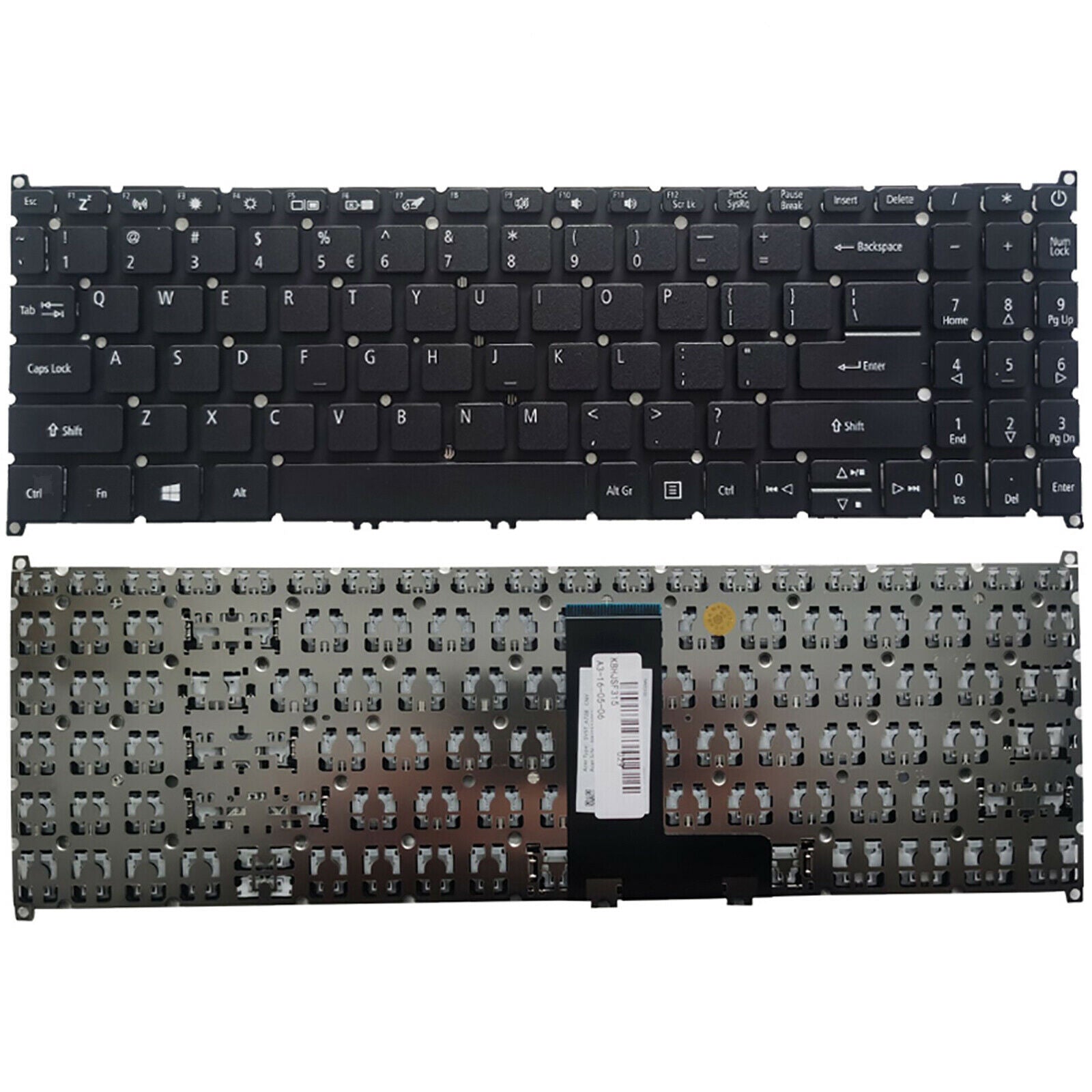 Keyboard US Layout for Acer Aspire 3 A315-42-R96C A315-54 A315-54G A315-55