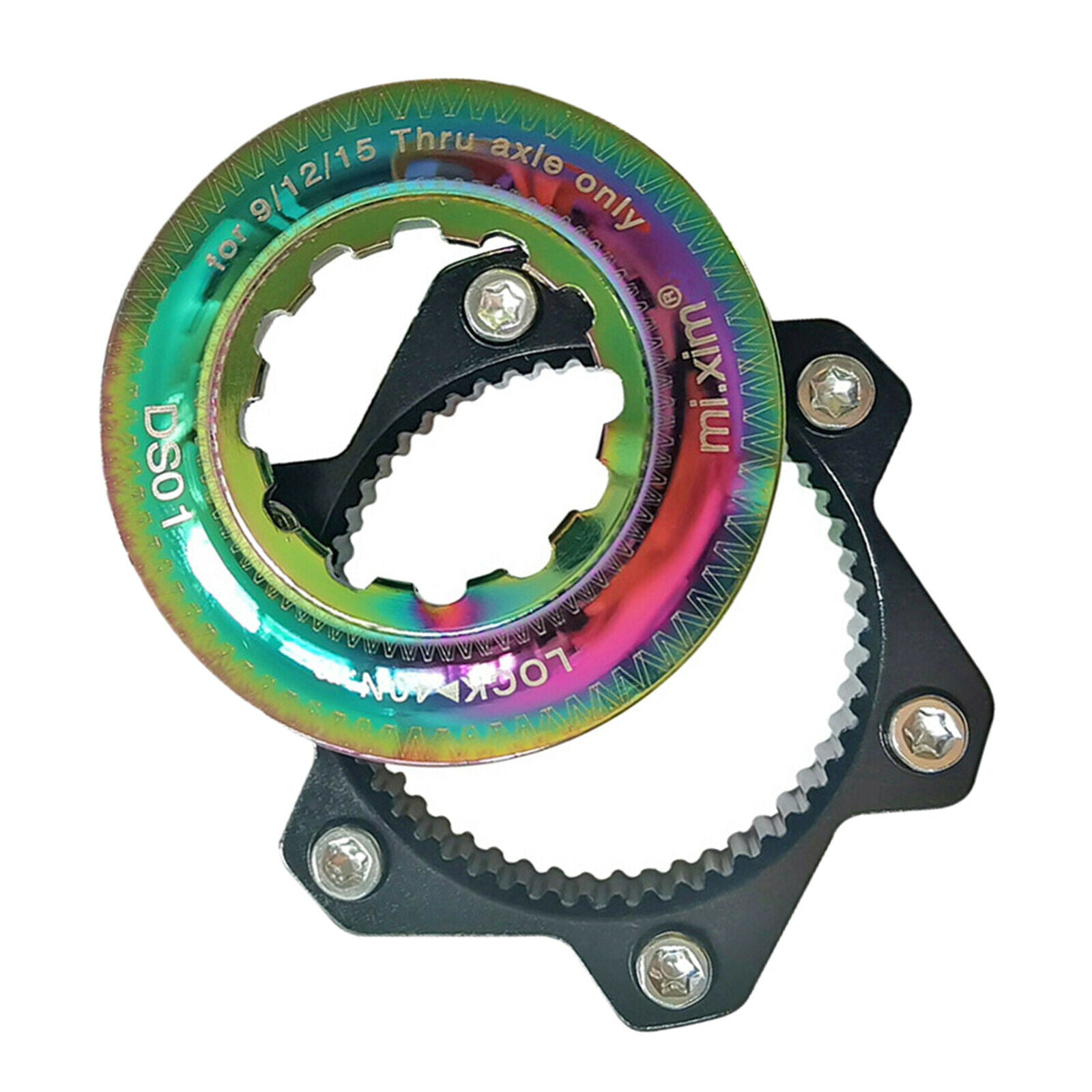 Solid Bike Center Lock Adapter to 6-Bolt Rotor Adaptor Washer Hardware