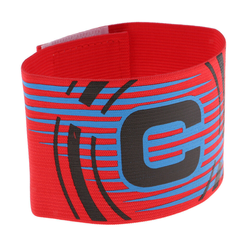 4pcs Elastic Captain Armband Leader C Arm Band for Ruggy Hockey Soccer Football