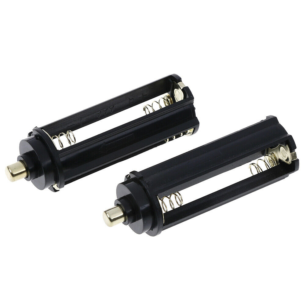 2PCS plastical battery holder box case 3 AAA to 18650 battery converter  .l8