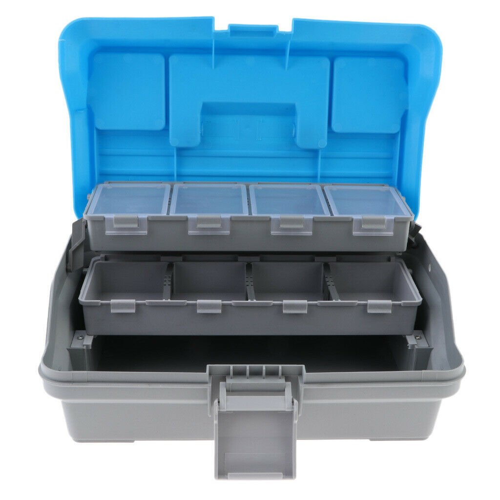 Portable Fish Hook Lure Bait Box Fishing Tackle Storage Container Case 3