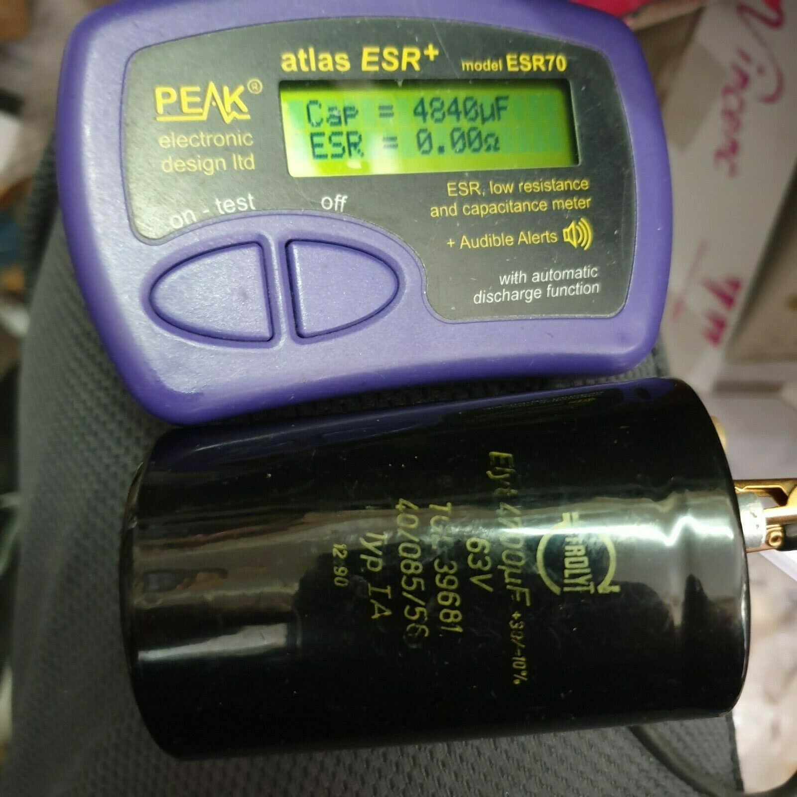 1PC NOS FROLYT 4700uF 63v TGL39681 HI END LONG LIFE CAP FOR AUDIO!