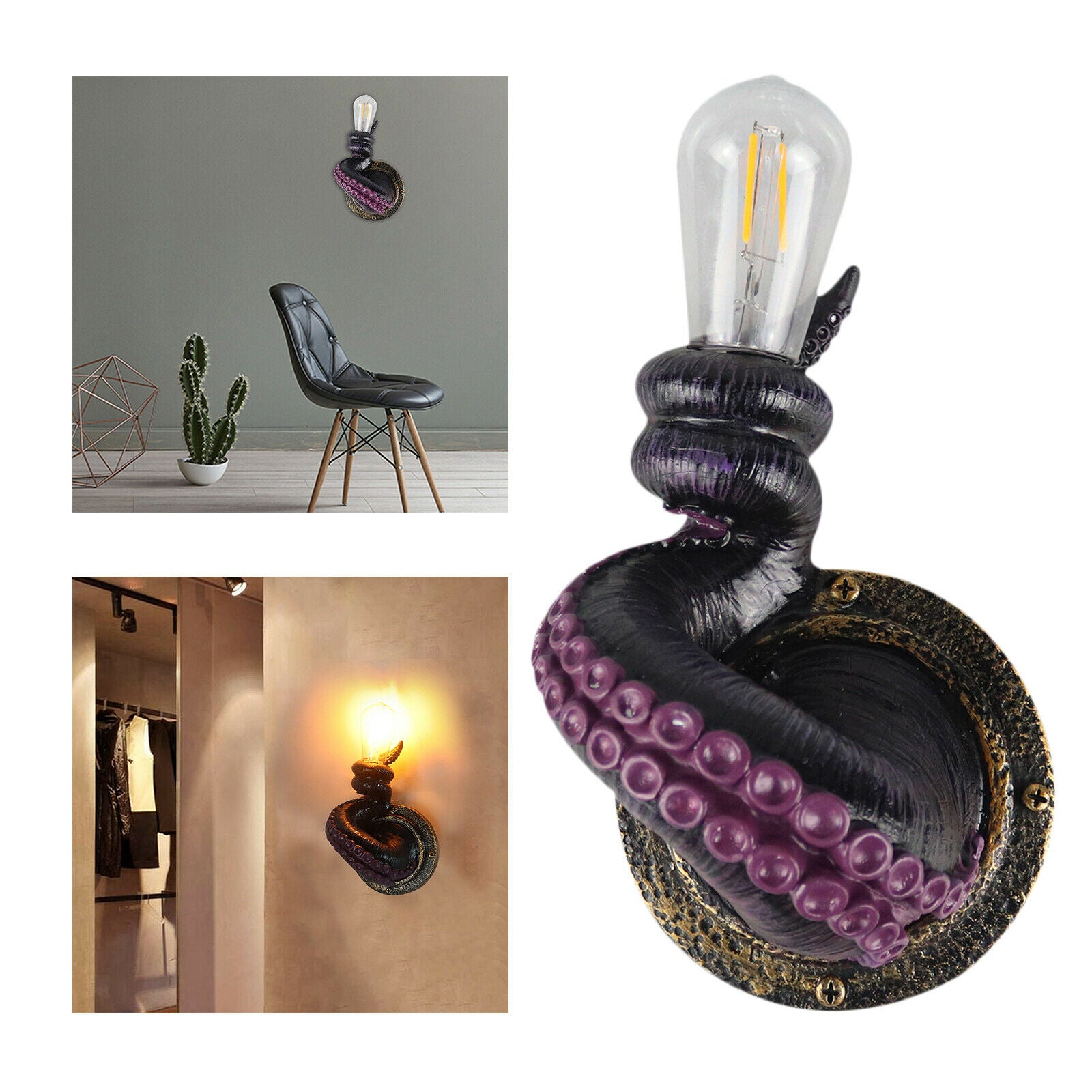 Monster Tentacle Wall Lamp Electric Wall Light Decoration for Yard Decor