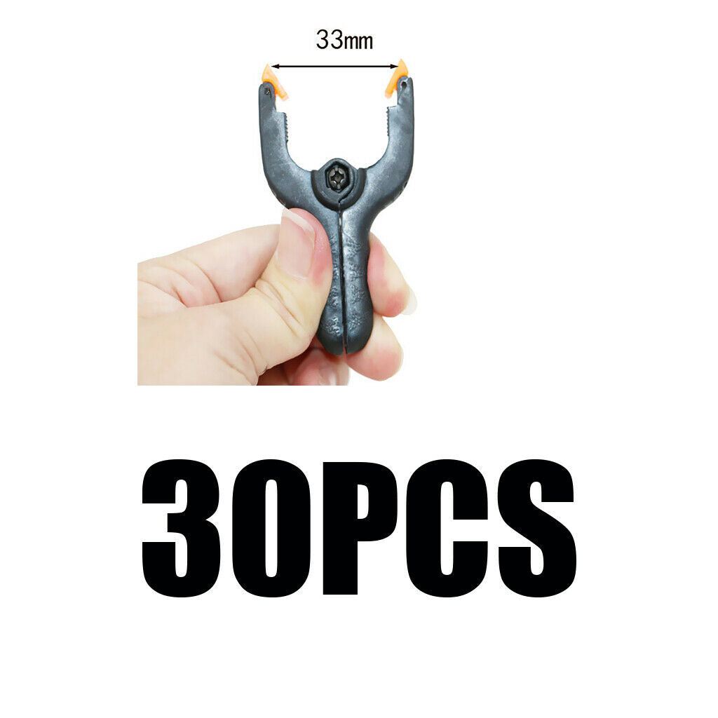 30 Pcs 2 inch Nylon Spring Clamp for Woodworking Home Improvement Projects and