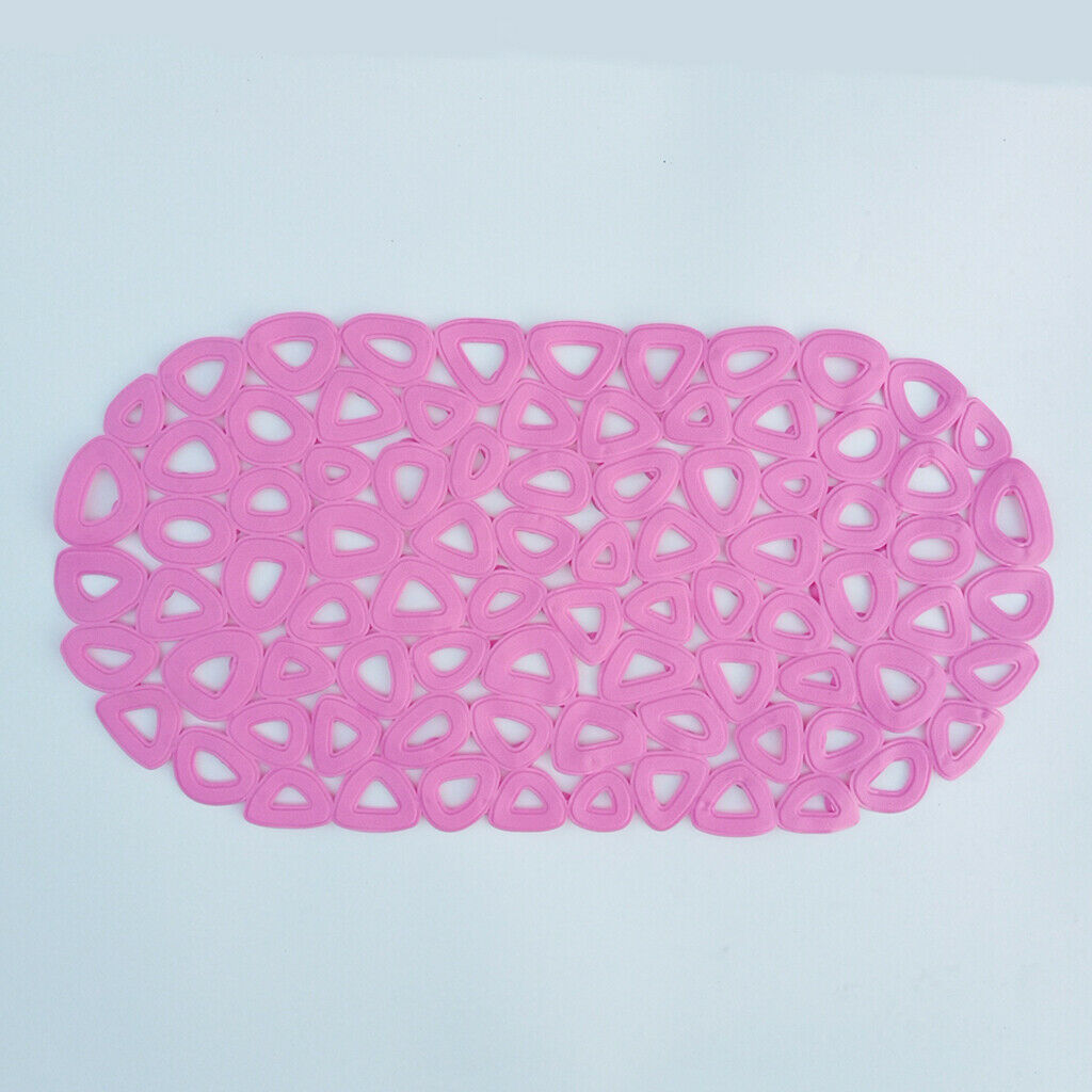 26'' Bath Antislip Shower Mat PVC Toilet Bath Mat Shower Bath Mat Pink