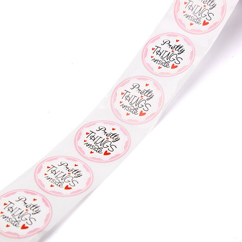 500Pcs/roll Round Christmas Decor Stickers Cute Handmade Seal Lables Stic.l8