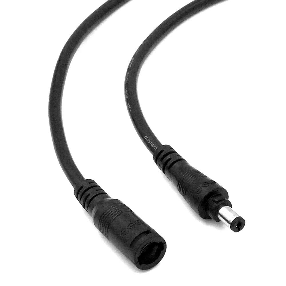 10pcs DC Power Male 5.5 x 2.1mm Jack Adapter Cable Plug Connector for CCTV / LED