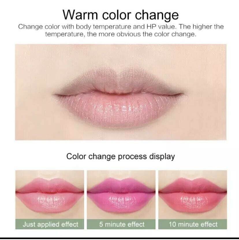 Long Lasting Aloe Vera Makeup Lipstick Color Mood Changing Moisturizing Lipstick