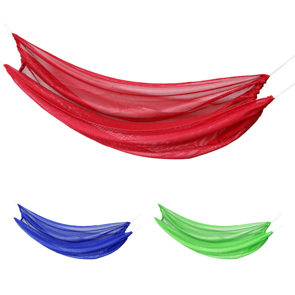 Foldable Outdoor Camping Sleeping Swing Hammock Hanging Bed Red 210x150cm