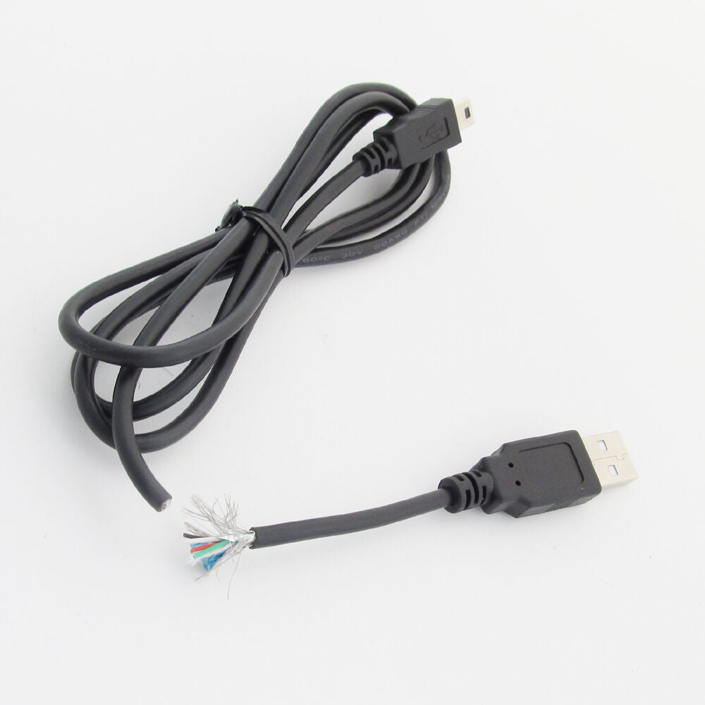 5x 1M/3.3FT USB 2.0 A Male to Mini 5pin B Male 28AWG Copper Data Charging Cable