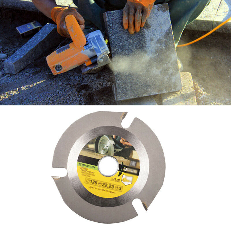 125mm 3T Circular Saw Blade Wood Carve Cut Disc Electric Grinder Carbide Polish