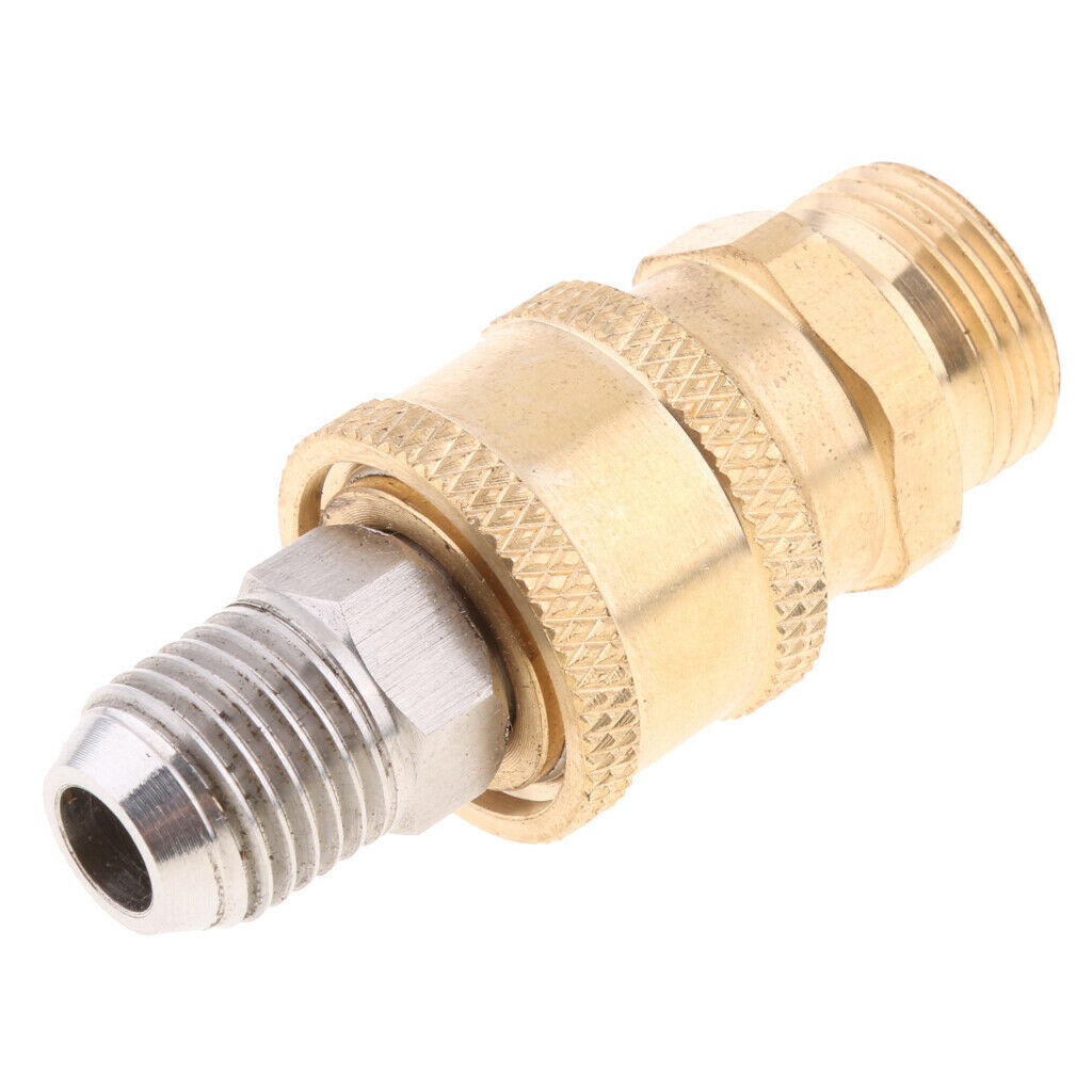 Pressure Washer Quick Release 14mm Male to 18mm Male Brass Coupling